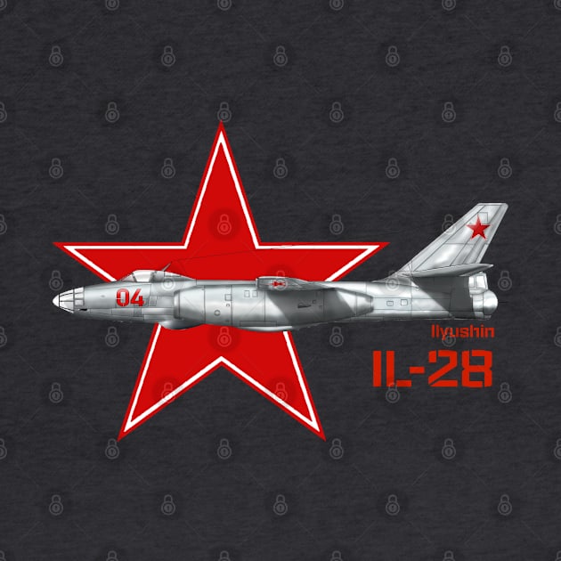 Ilyushin Il-28 Beagle - USSR by BearCaveDesigns